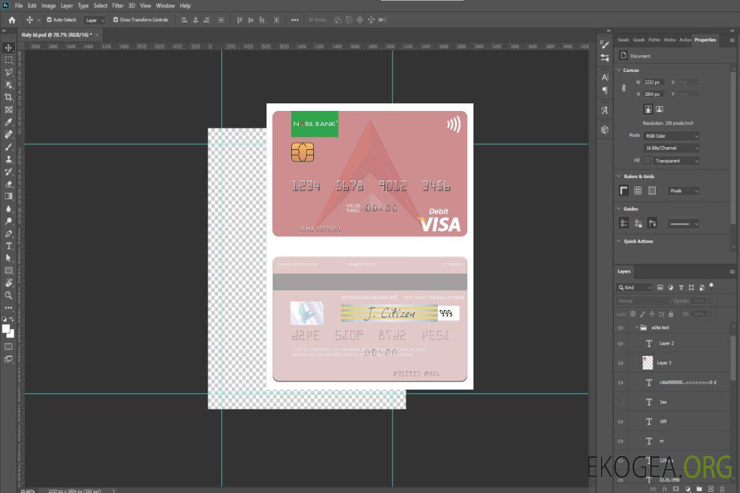 Carte de débit visa Népal Nabil Bank template Carte de débit visa Népal Nabil Bank template